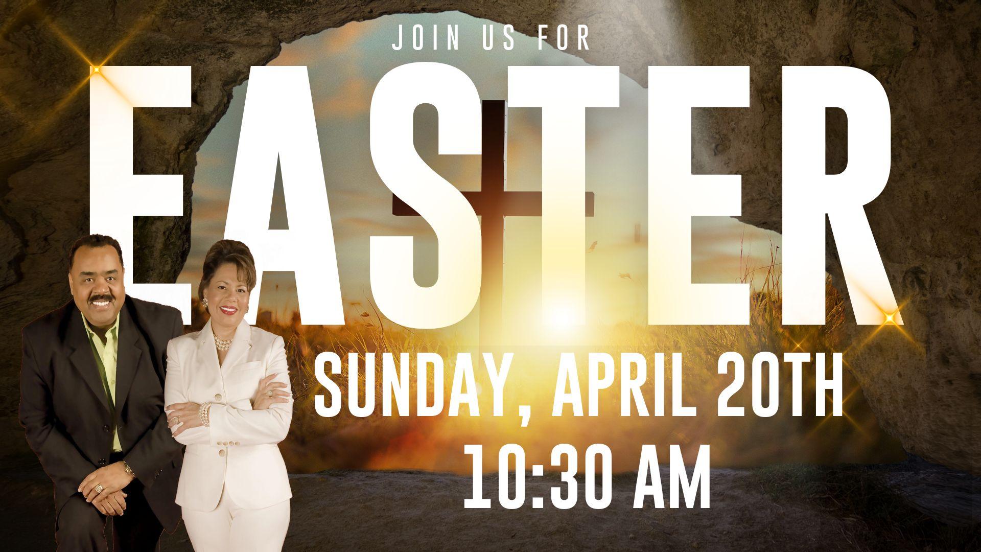 Join us Easter Sunday on April 20th at 10:30 a.m.