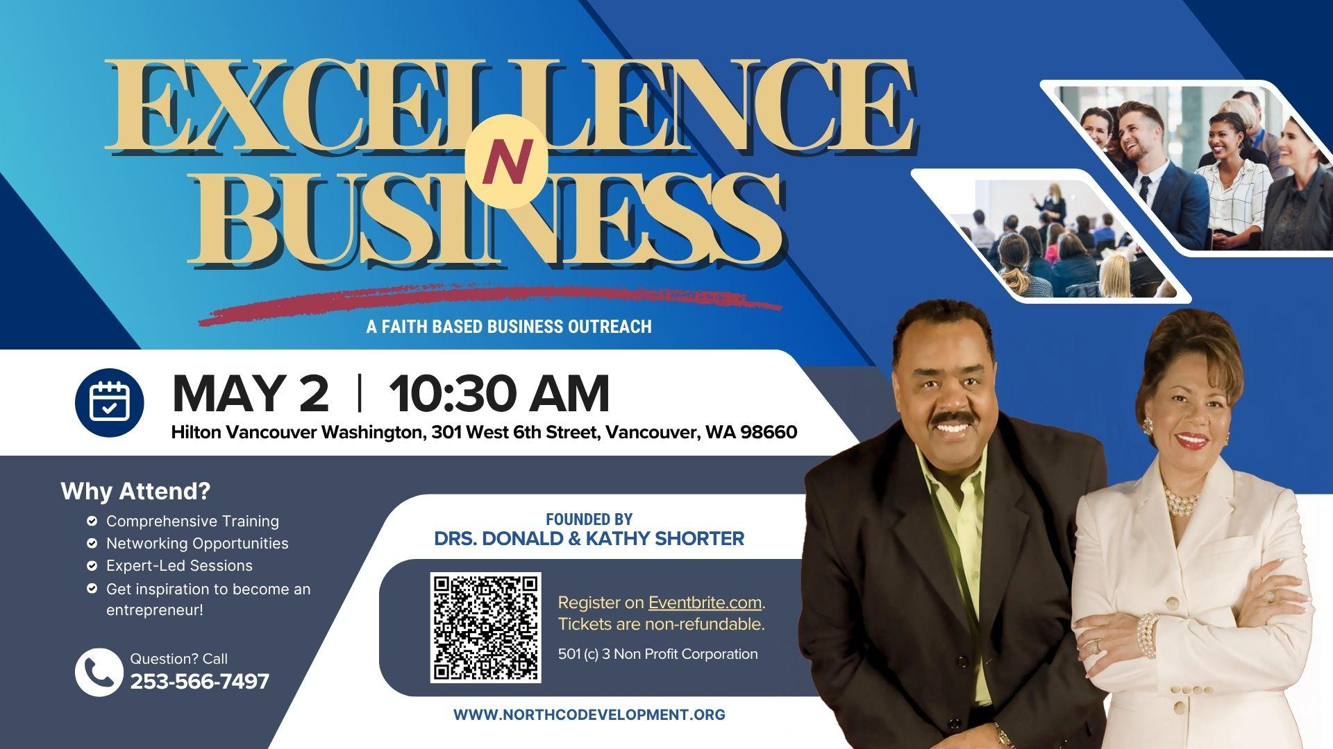 Excellence N Business in Vancouver Postcard