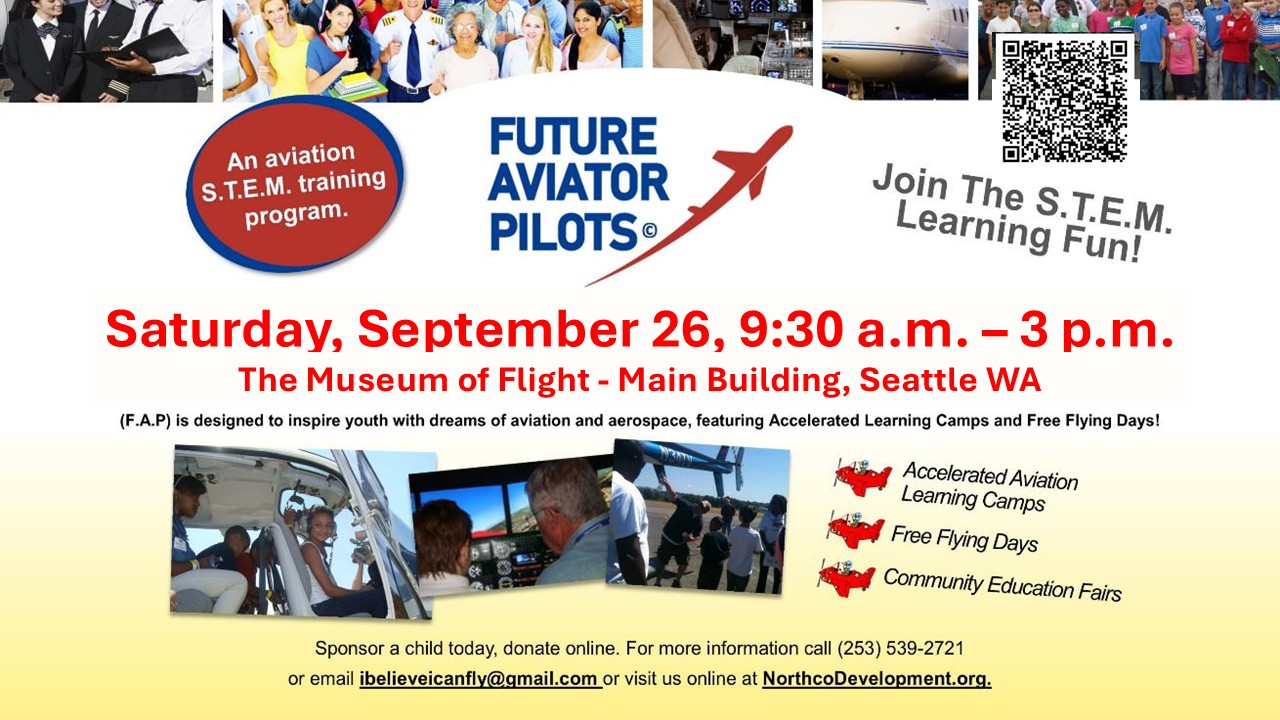 future aviators Horizontal An image of a postcard of Vancouver Portland WA, City Services with Pacific Christian Center Church
