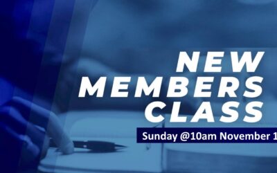 Sunday Morning New Members Class